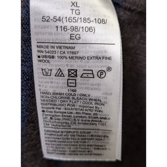 Banana Republic Striped Sweater Mens XL Baruffa Yarn Itailian Wool Preppy Brown - Picture 4 of 10